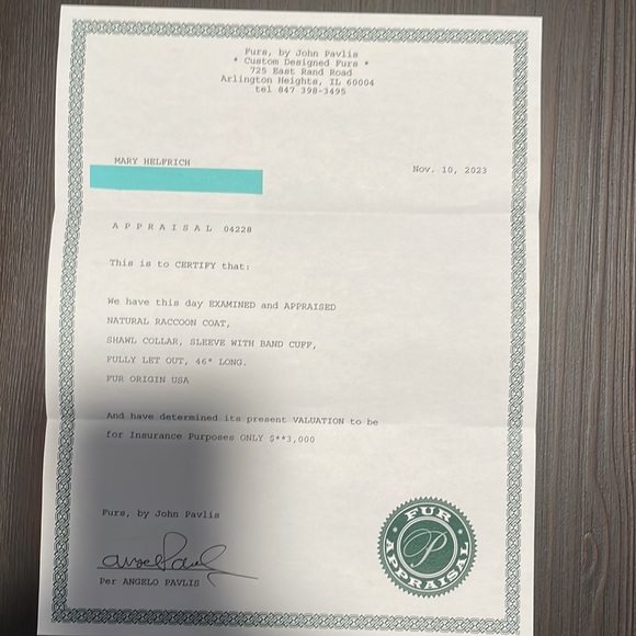 Evans FUR Full length coat- Sz 10-12 - Picture 9 of 10